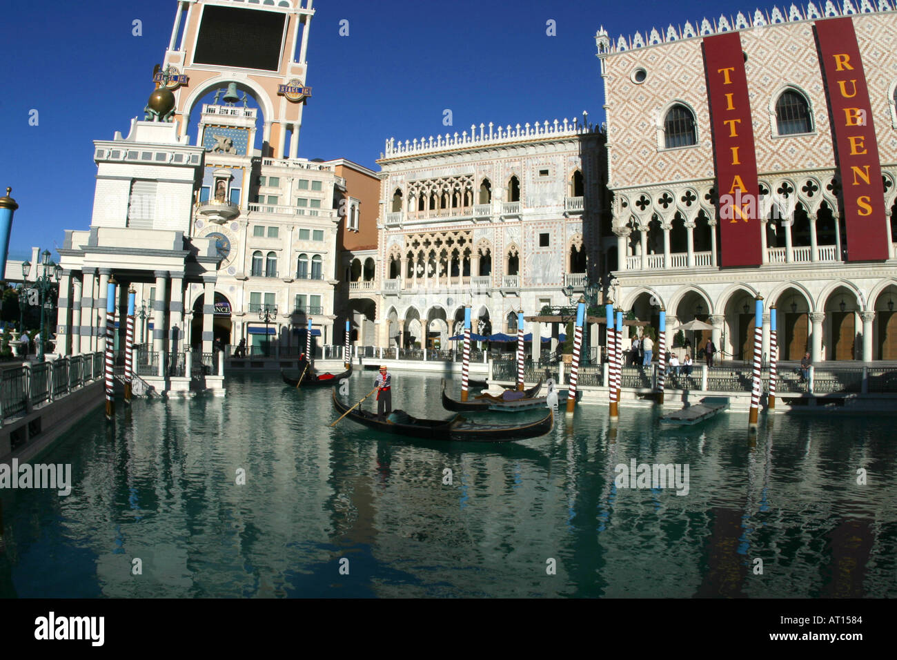 Venetian gondola las vegas hi-res stock photography and images - Alamy