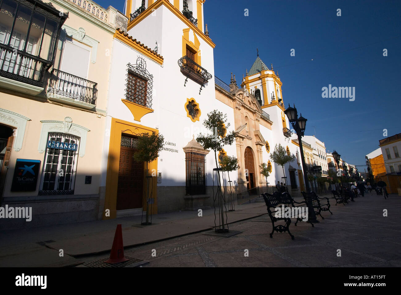 Church in Ronda Stock Photo - Alamy