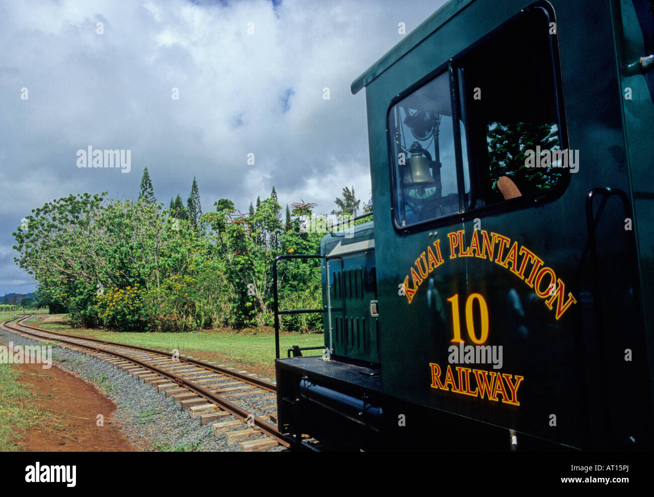 Kauai Plantation Railway train on Kauai Stock Photo Alamy