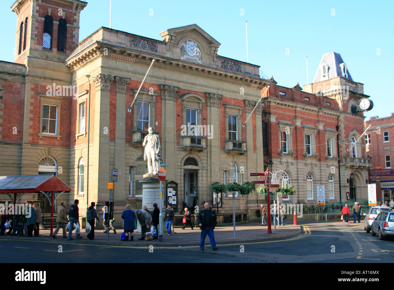 kidderminster town centre town hall worcestershire england uk gb Stock ...