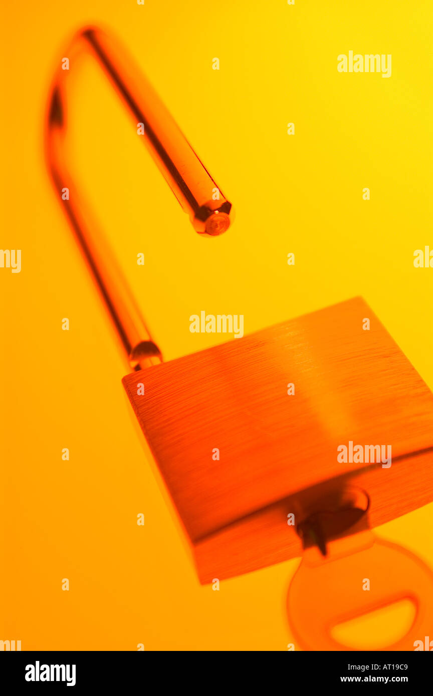 Lock And Key Stock Photo Alamy