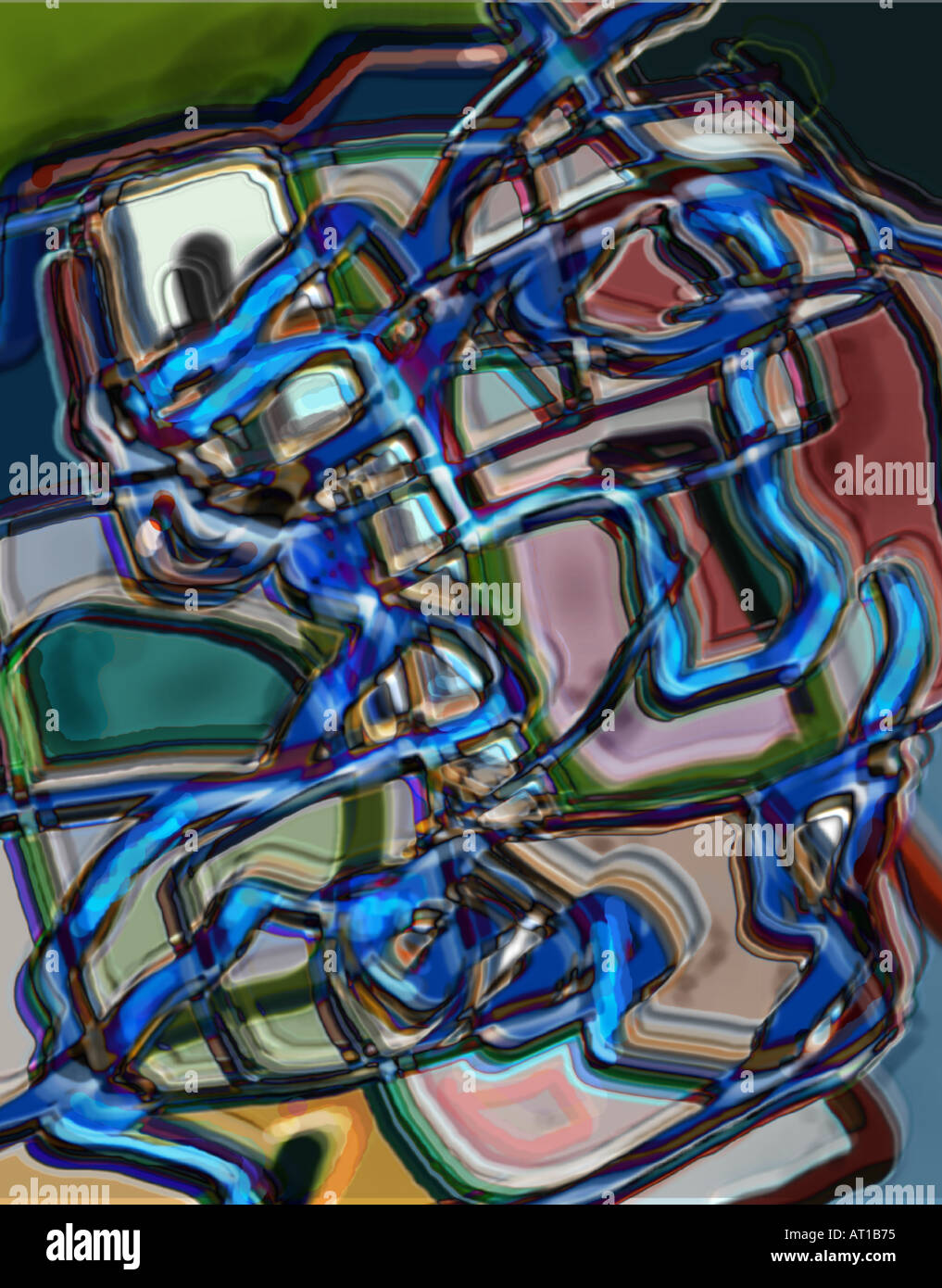 EXIGENCIES original digital art makes viewer feel that everything is