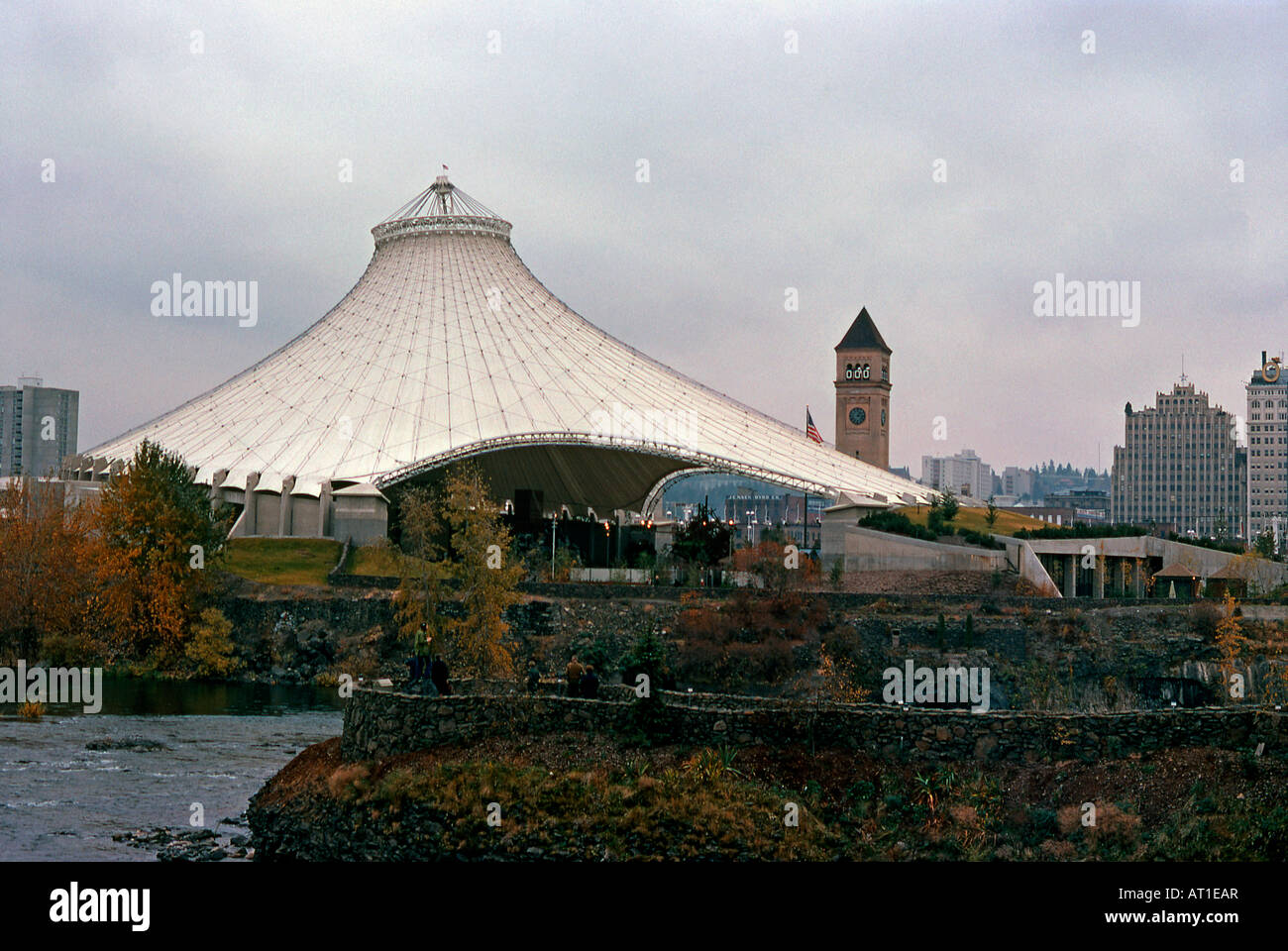 USA pavilion at the World's Fair 74, Spokane, Washington, USA 1974