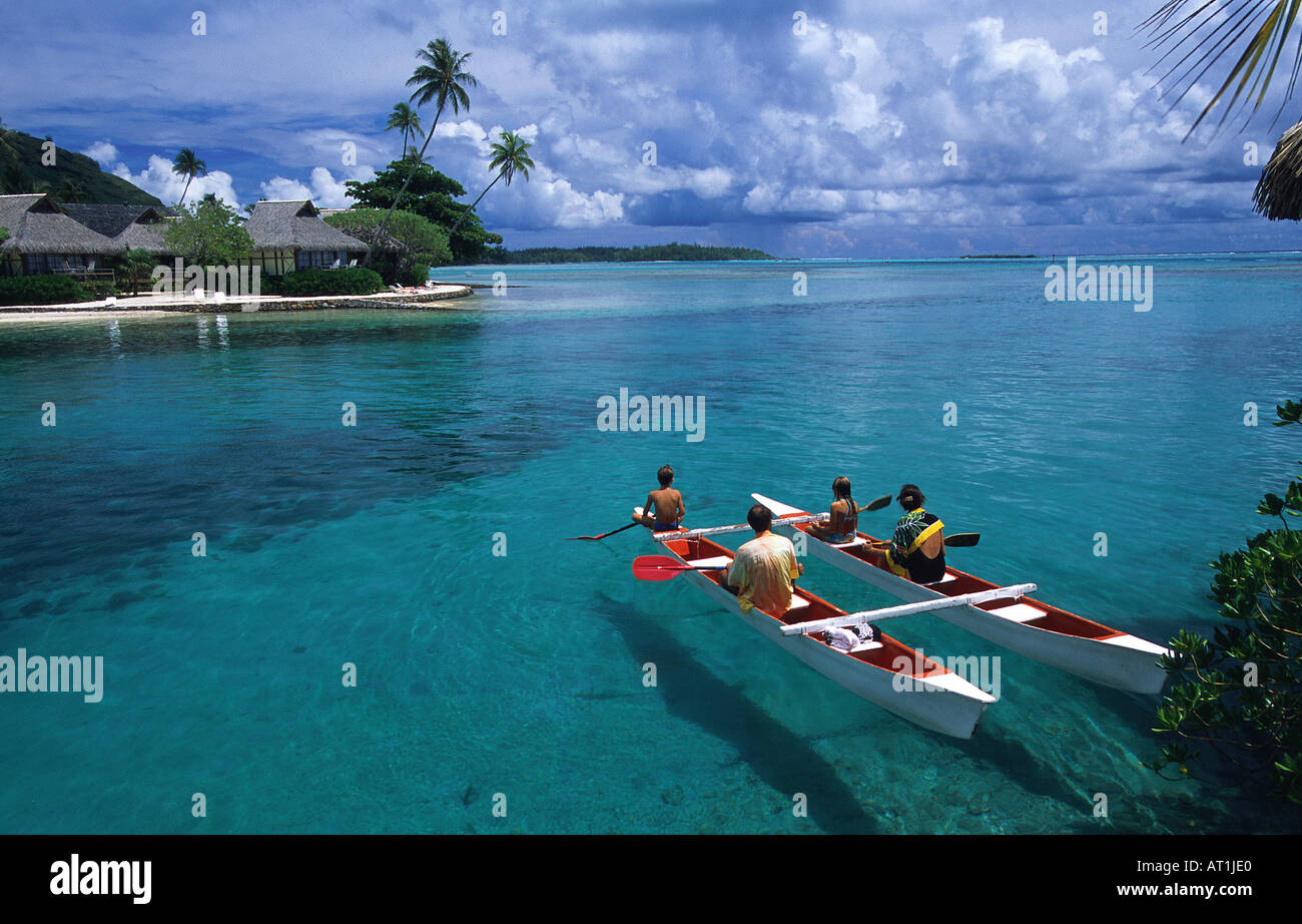 Moorea InterContinental resort French Polynesian Stock