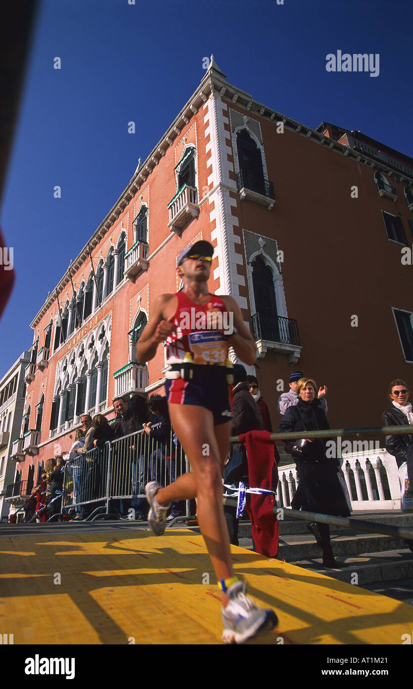 Marathon of Venice Venezia Italy Stock Photo