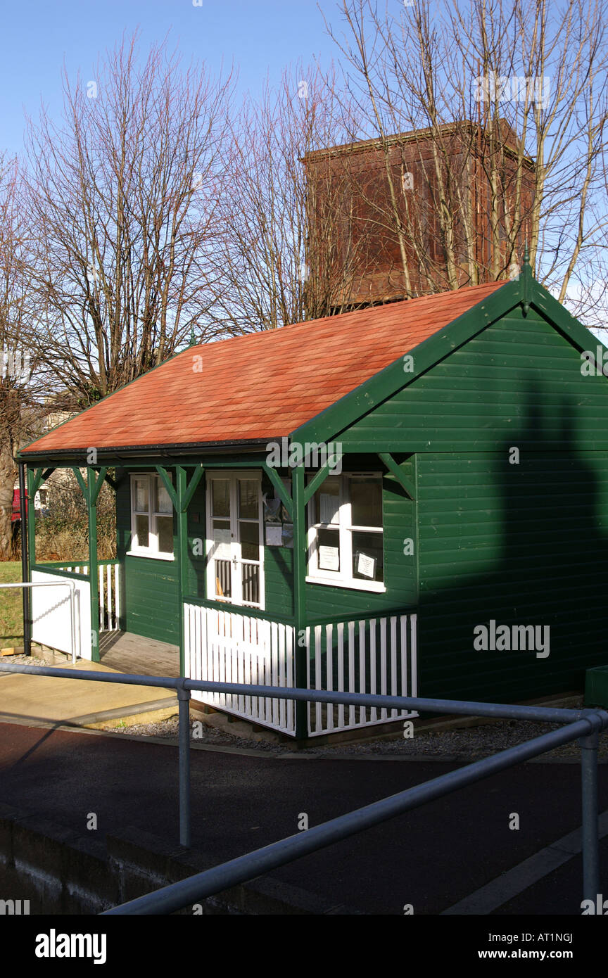 Sports Pavilion Kingswood Near WottonunderEdge Gloucestershire Stock