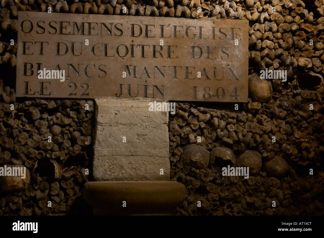 Stapled bones in the of Paris Stock Photo Alamy