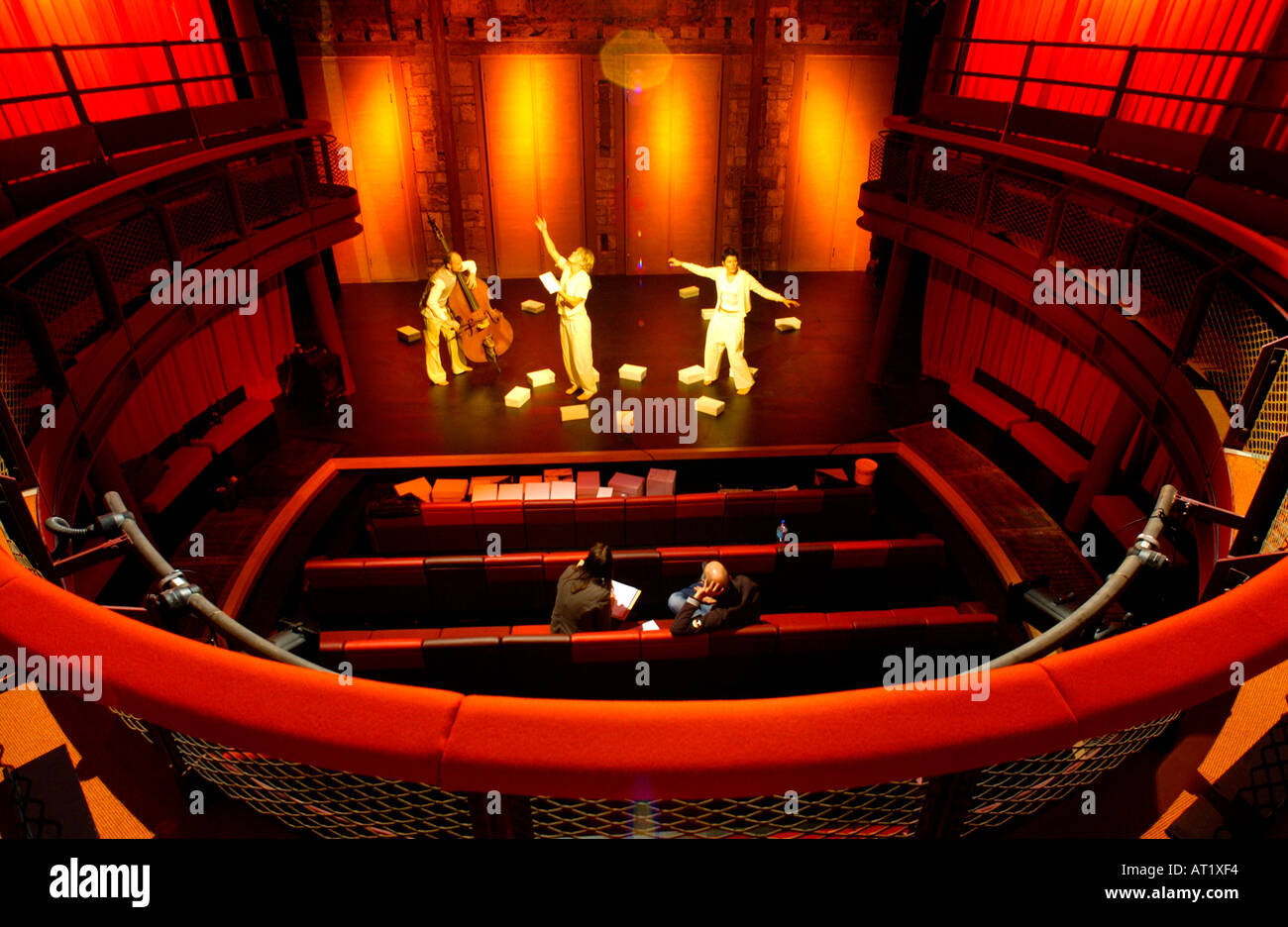 Rehearsals for a production at the Egg Theatre Bath England UK Stock ...