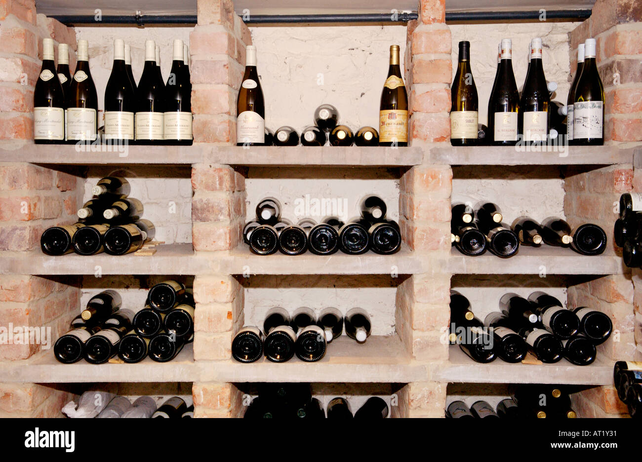 Wine cellar at Hotel du Vin Bristol England UK a restored Sugar Warehouse dating from the early