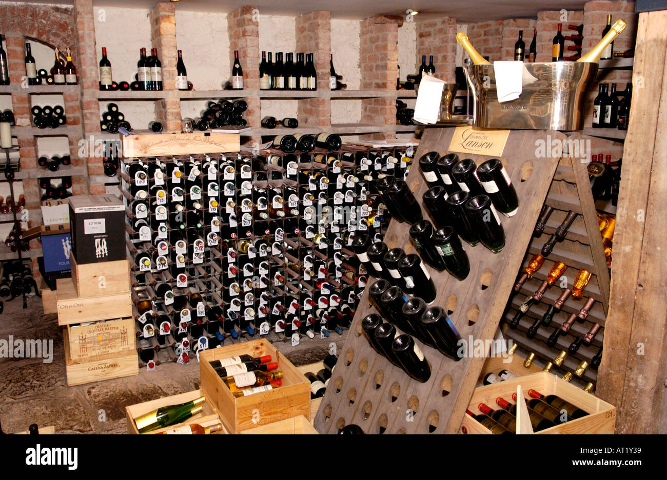 Wine cellar of Hotel du Vin Bristol England UK Stock Photo Alamy