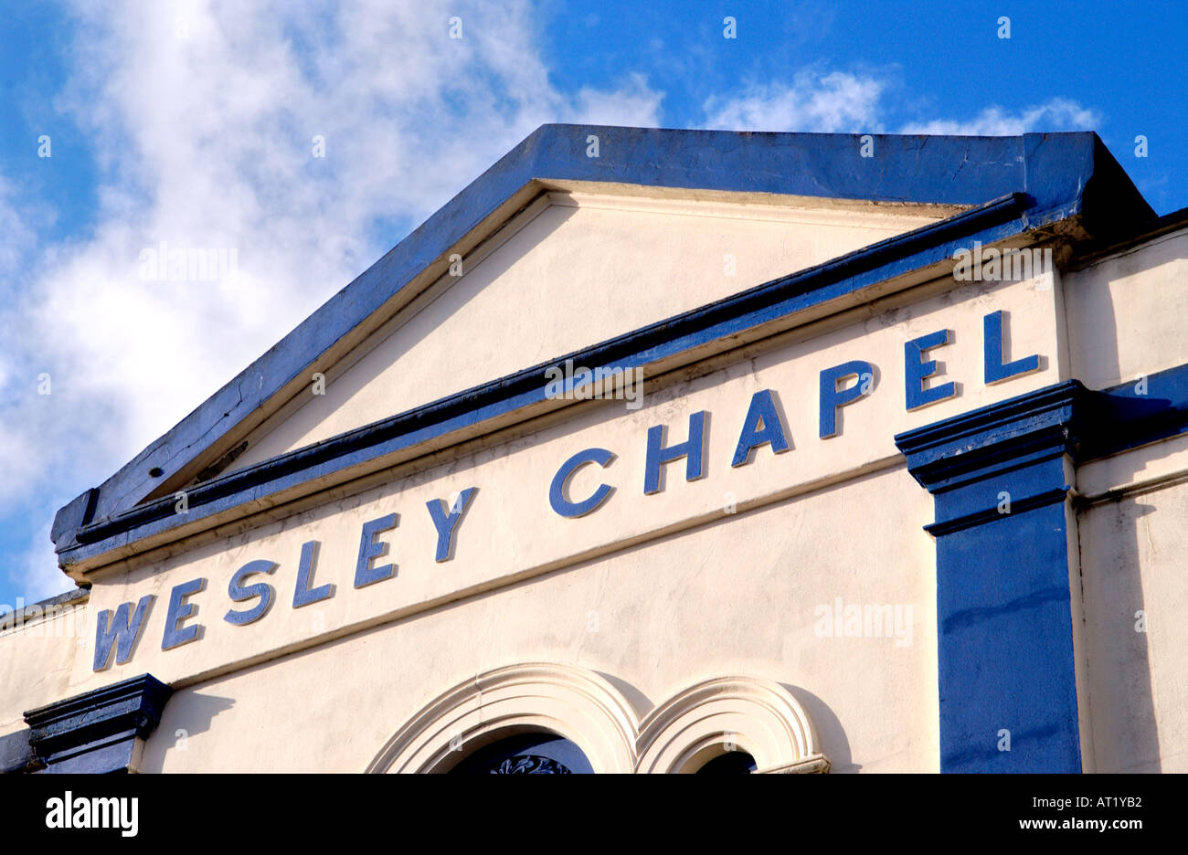 Former Wesley Chapel, Pontmorlais, Merthyr Tydfil, South Wales, UK