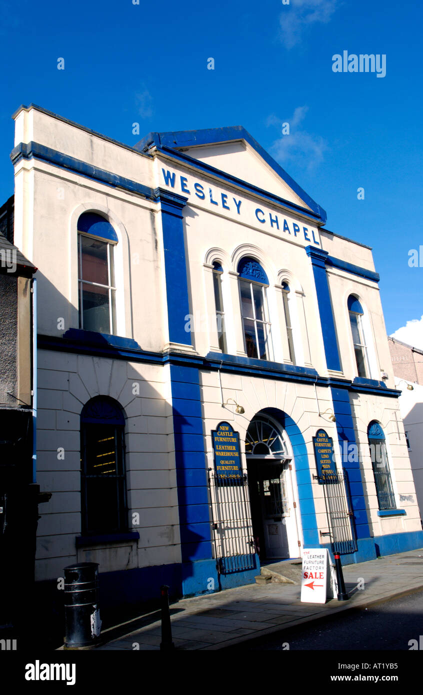 Former Wesley Chapel, Pontmorlais, Merthyr Tydfil, South Wales, UK