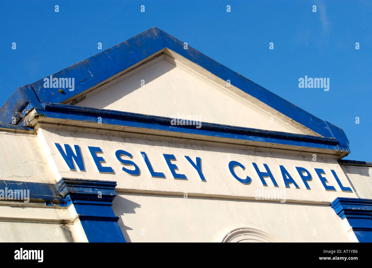 Former Wesley Chapel, Pontmorlais, Merthyr Tydfil, South Wales, UK