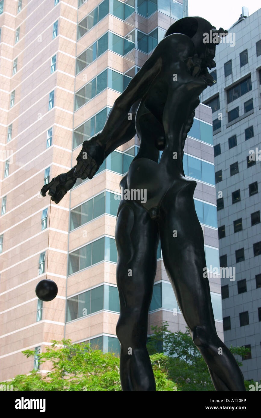 Bronze sculpture by Salvatore Dali, Singapore Stock Photo Alamy