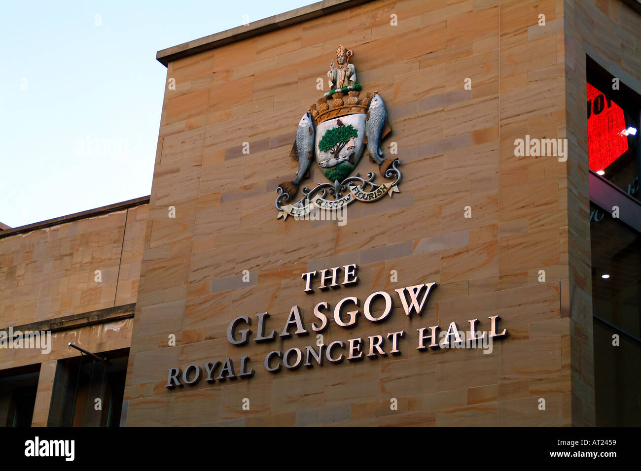 Glasgow Royal Concert Hall Stock Photo Alamy