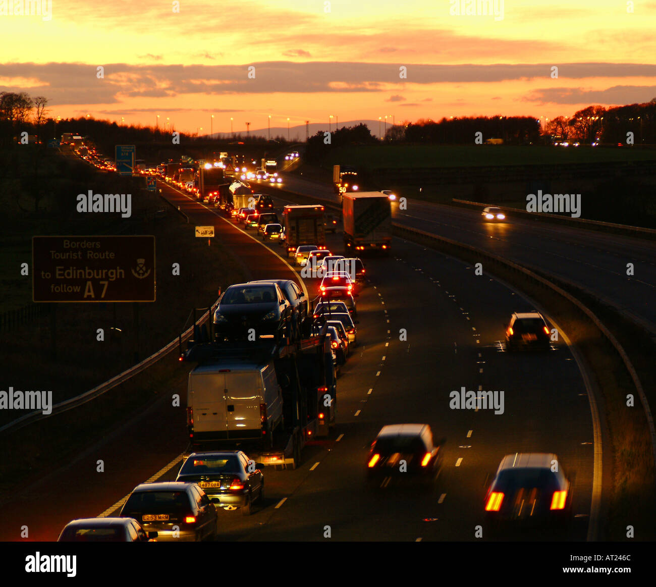 Motorway congestion scotland hires stock photography and images Alamy