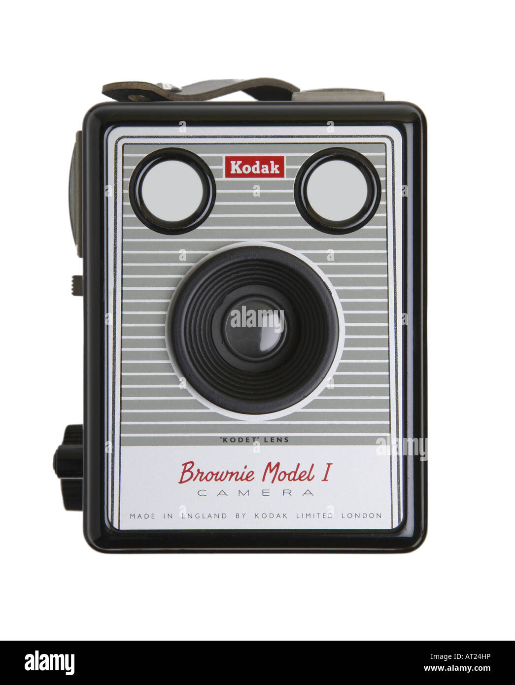 Kodak Brownie Model 1 camera, front view Stock Photo