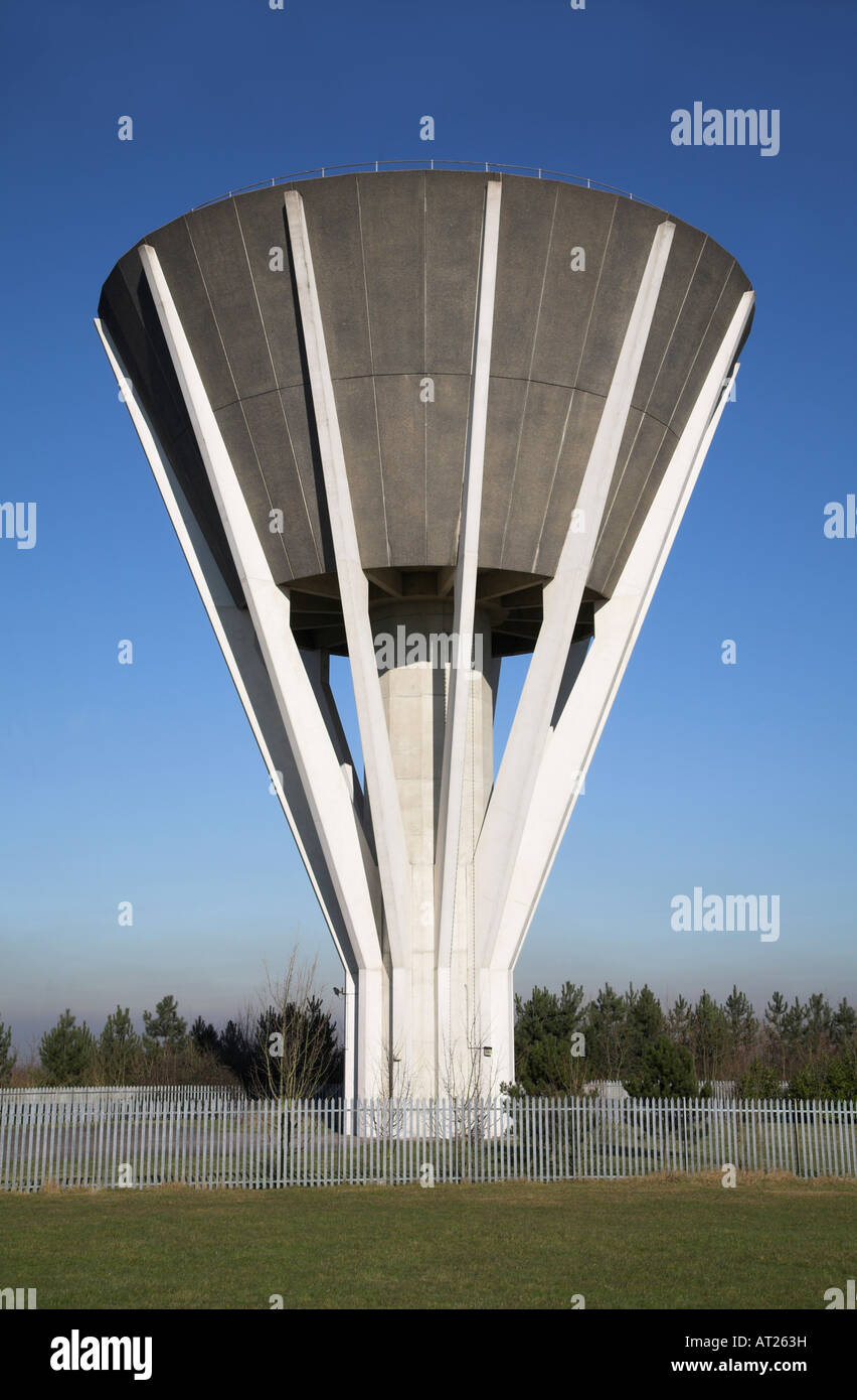 Church Langley Water Tower near Harlow, Essex, England. Stock Photo