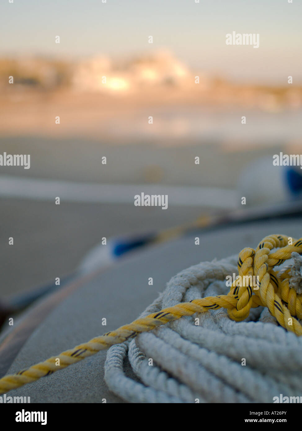 Fishing rope, St Ives Stock Photo