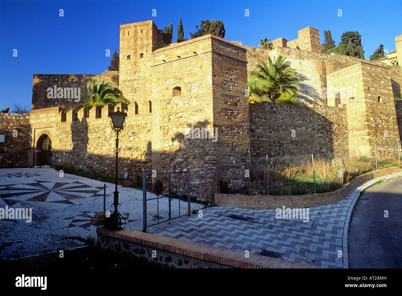 alcazaba castle city of malaga costa del sol region of andalucia province of malaga spain Stock Photo