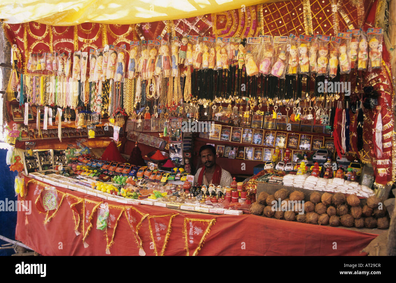 Shop selling religious items, Salkanpur village 70 KMs from Bhopal