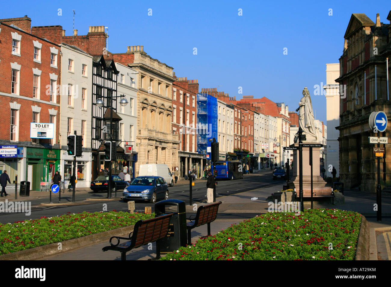 the parade royal leamington spa town centre warwickshire england uk gb