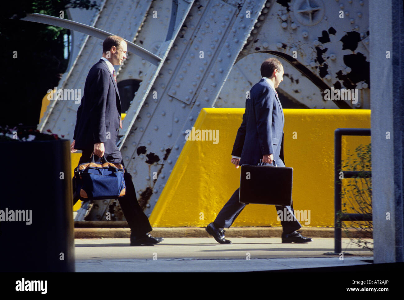 executive businessmen walking Stock Photo - Alamy