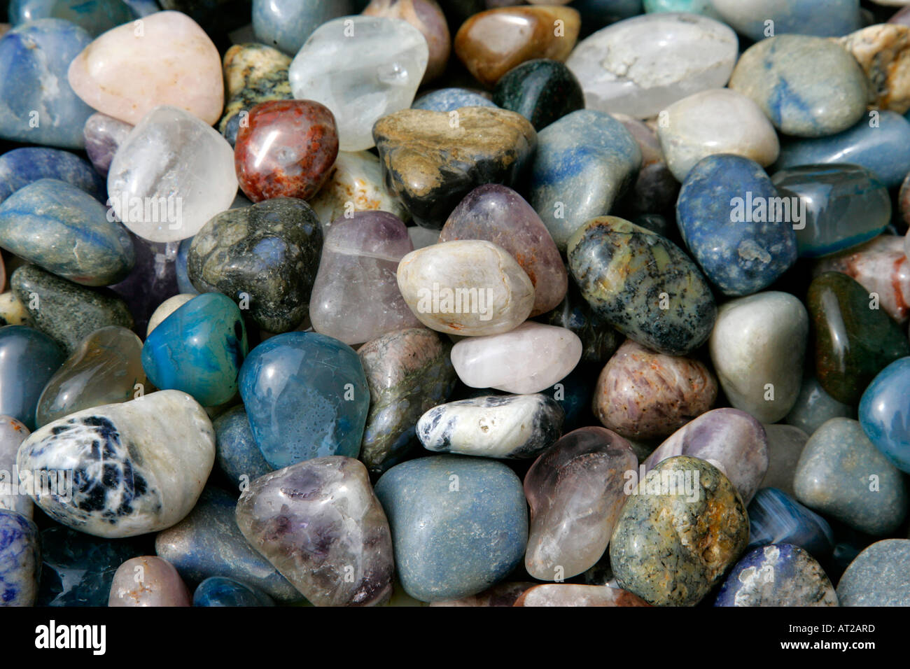 Jeweler Jewel Semi Precious Stone Small Polish Polished Agate Amber Stock Photo Alamy