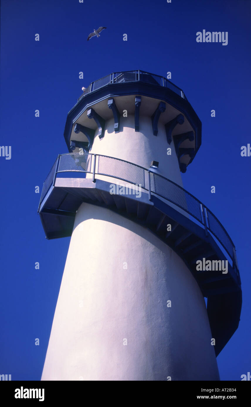 lighthouse Marina del Rey California Stock Photo Alamy