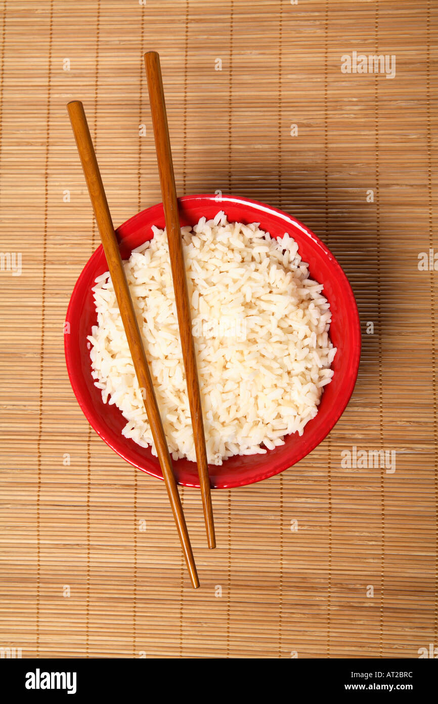 Bowl of Rice Stock Photo Alamy