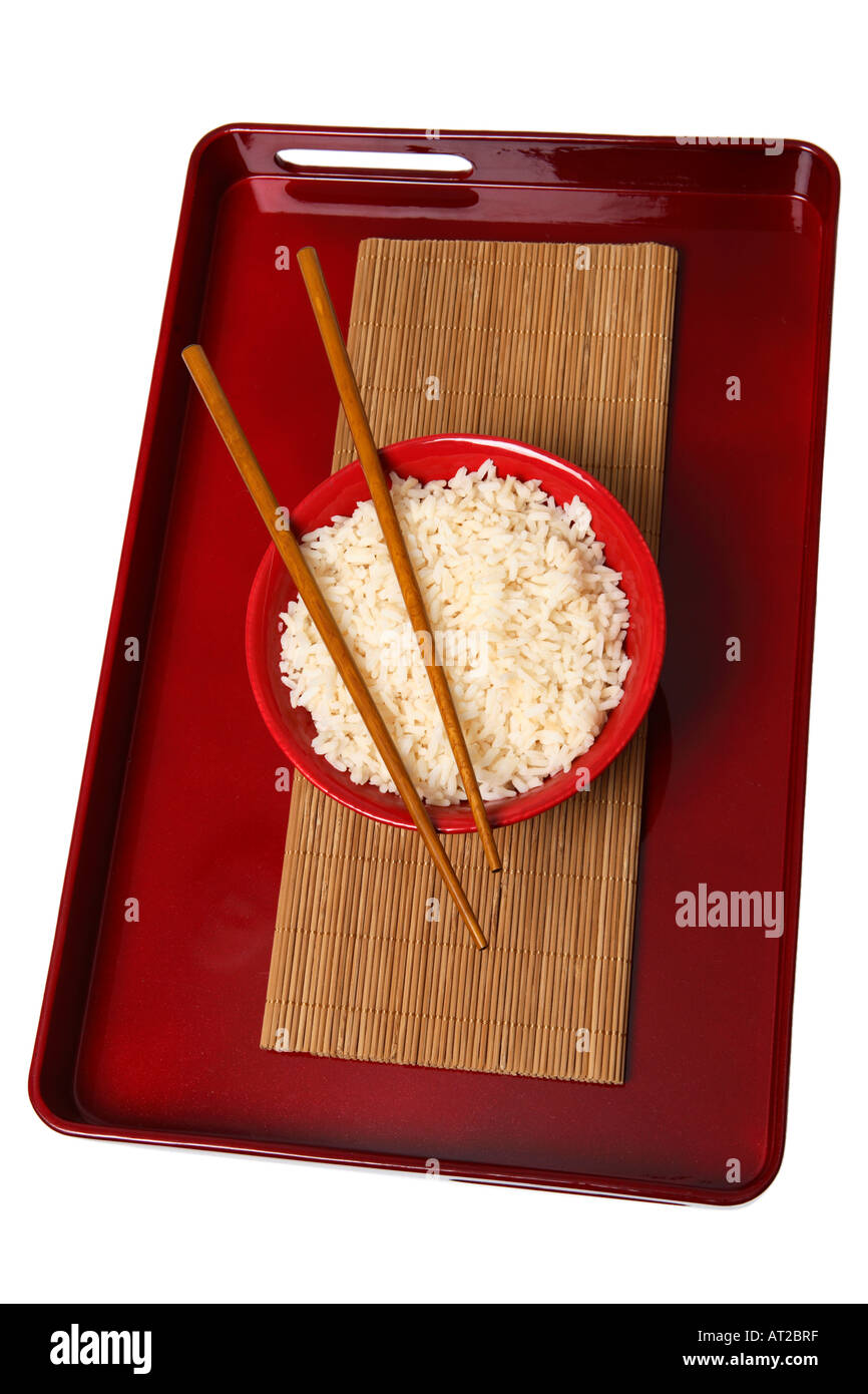 Chinese eating utensils on white hires stock photography and images Alamy