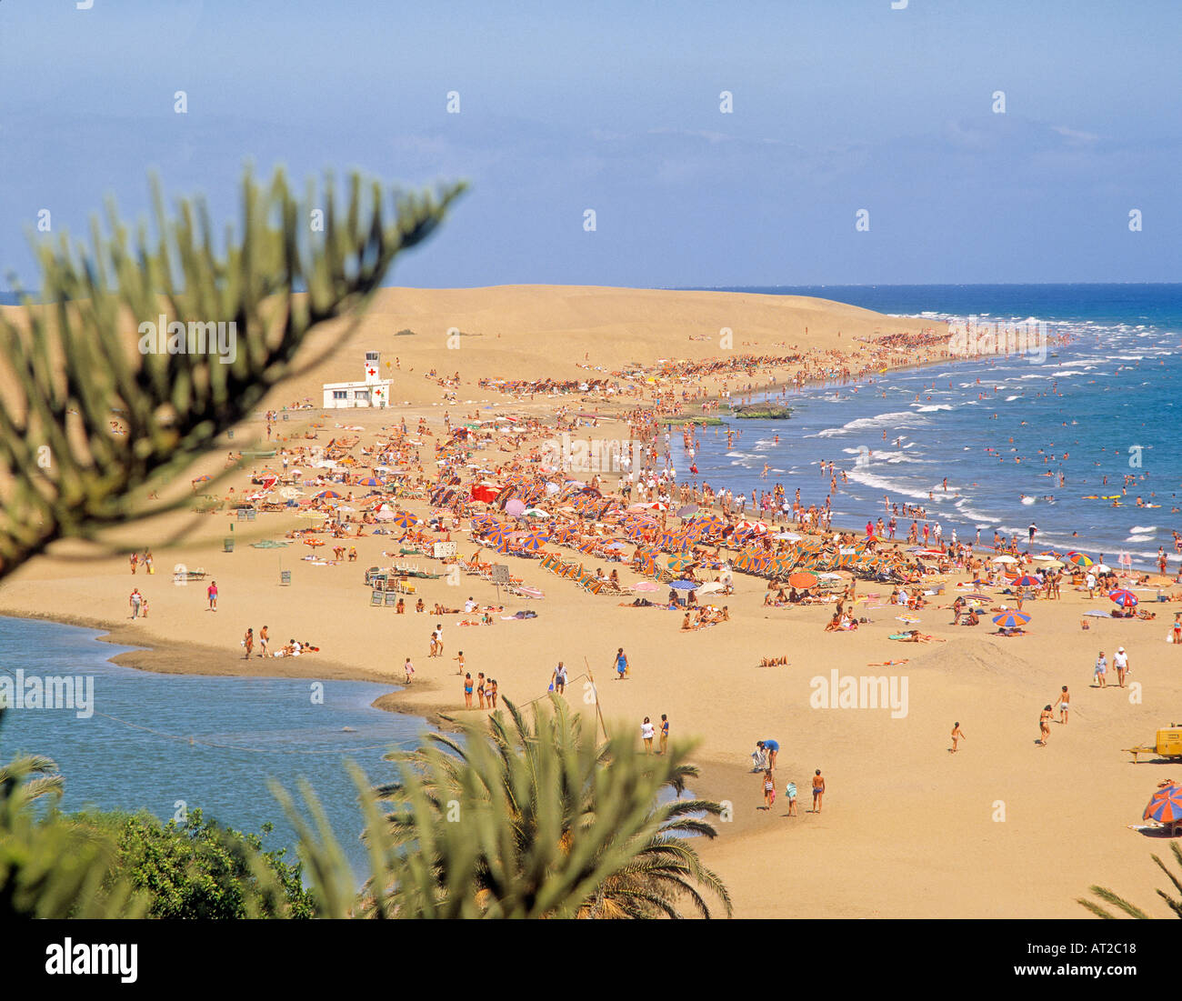Maspalomas Gran Canaria Canary Islands Spain Beach Stock Photo - Alamy