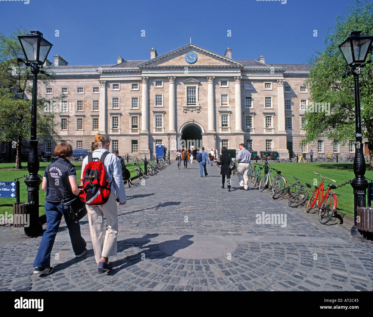Dublin Republic of Ireland Eire Trinity College Stock Photo