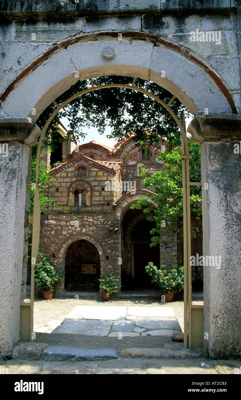 Arched Entrance to the Church of St Demetrios Stock Photo Alamy