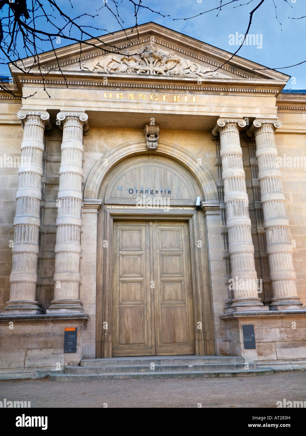 Musee de L'Orangerie, Orangerie Museum in the 'Jardin des Tuileries' Paris France Europe Stock Photo