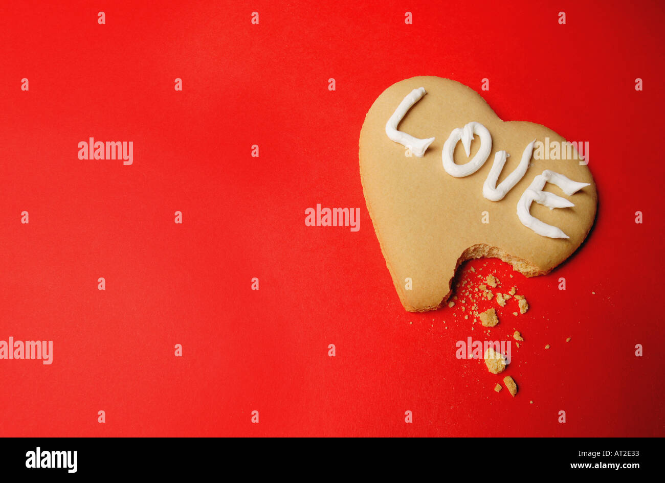A bite out of love Stock Photo - Alamy