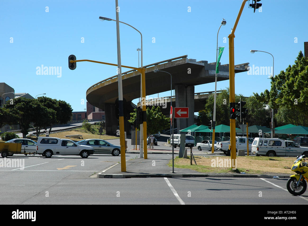 Highway to nowhere Cape Town South Africa Stock Photo