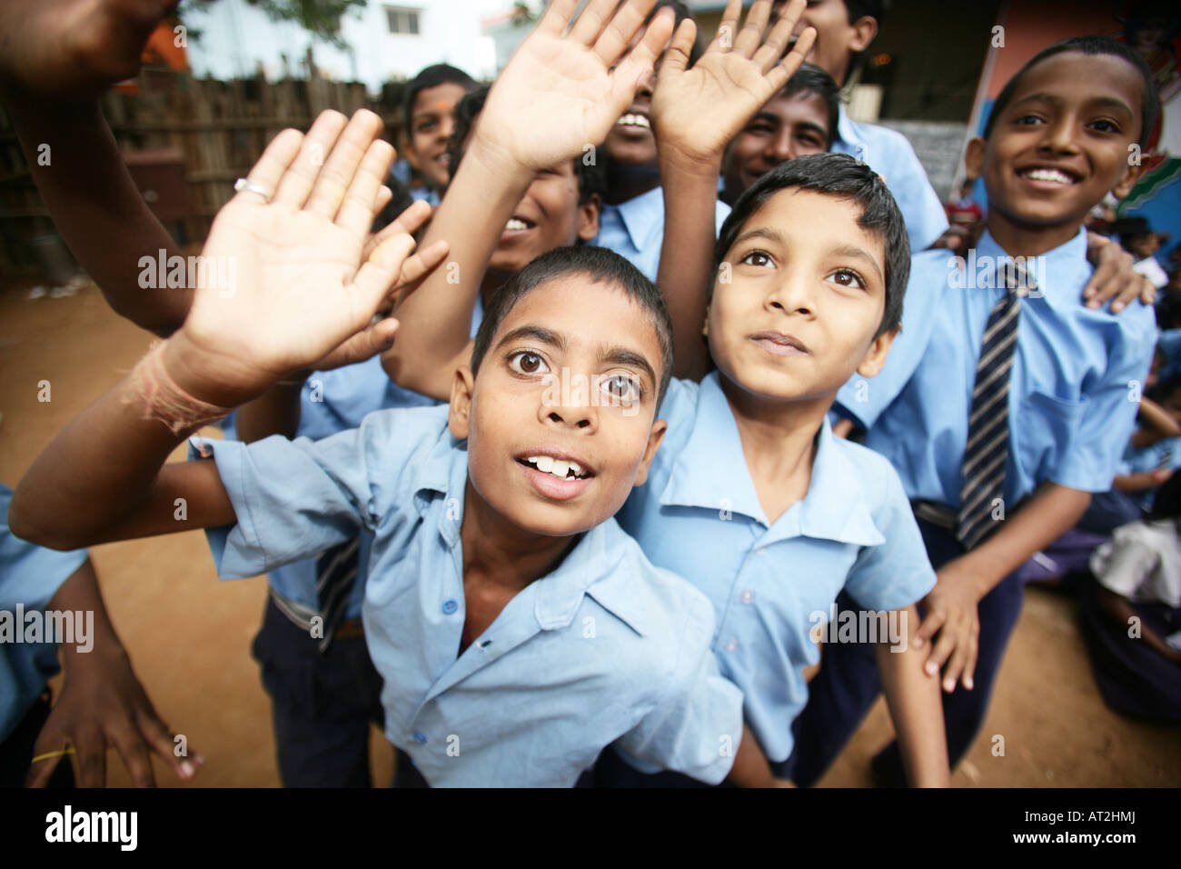 School kids in a school in Bangalore india Stock Photo Alamy