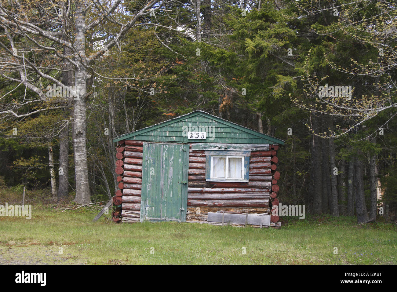 Abandoned Wooden Cottage In Nova Scotia Canada North America