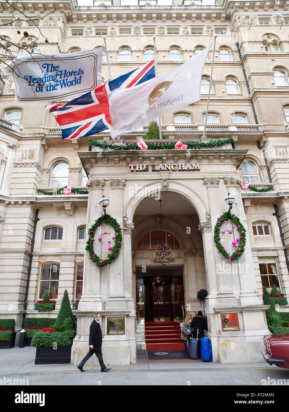 Langham Hotel Portland Place London W1 England Stock Photo