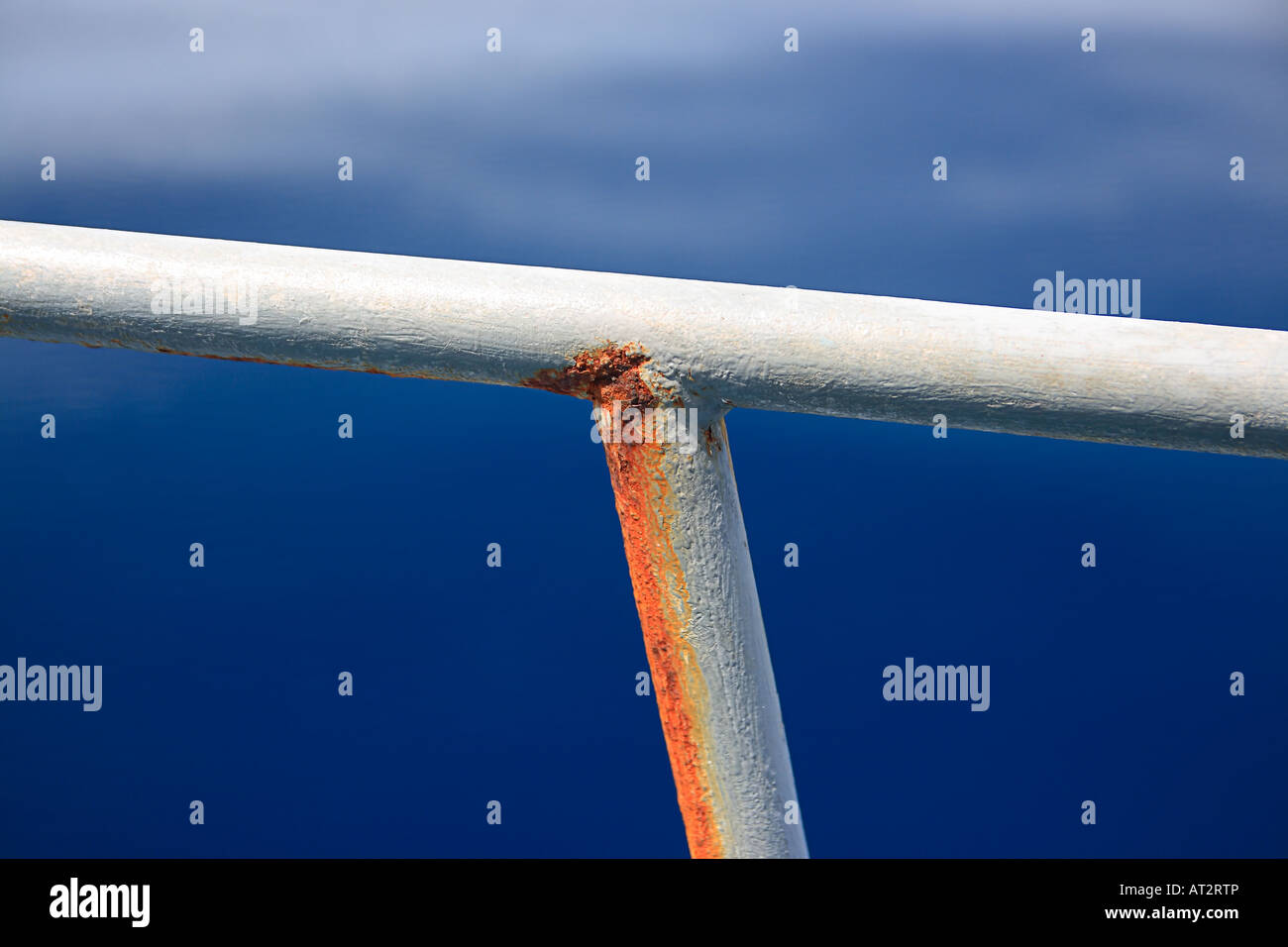 Rusty rail railing hi-res stock photography and images - Alamy