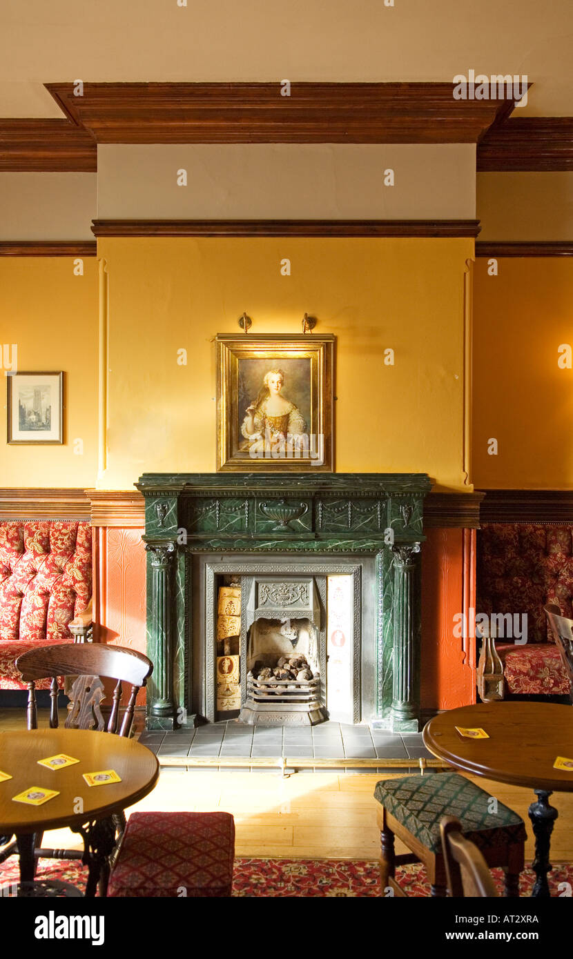 The lounge bar area in the Waterloo pub,Blackpool,Lancashire,England,UK