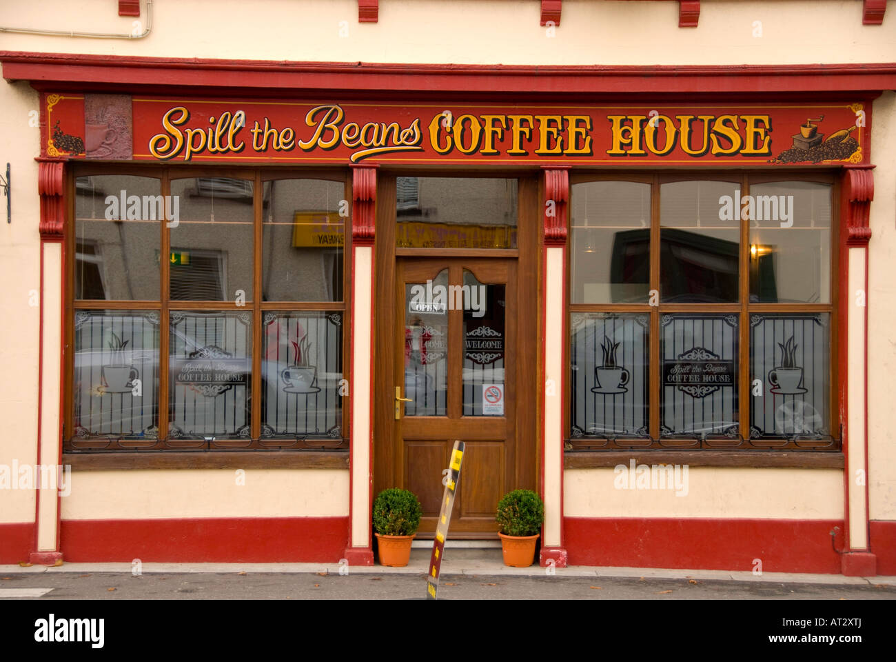 Northern Ireland coffee house on road to Mount Stewart House and