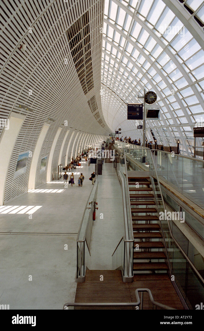 TGV station Avignon France Stock Photo - Alamy