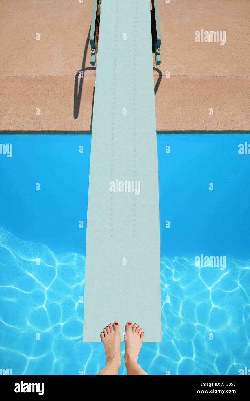 A diving board Stock Photo Alamy