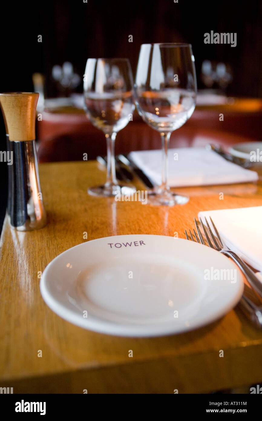 Tower Restaurant Museum of Scotland Edinburgh Stock Photo