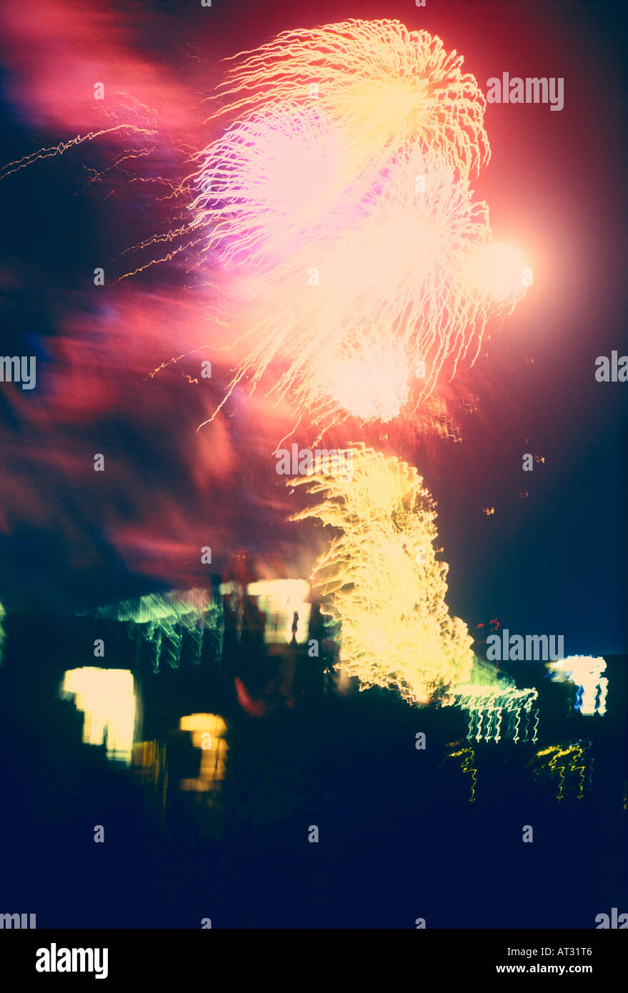 Australian fireworks hi-res stock photography and images - Alamy
