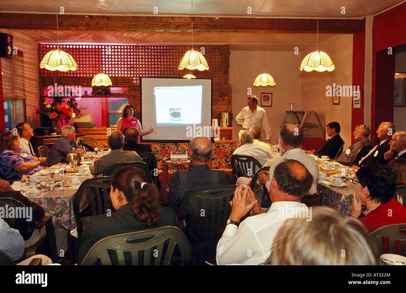 Community meeting Stock Photo