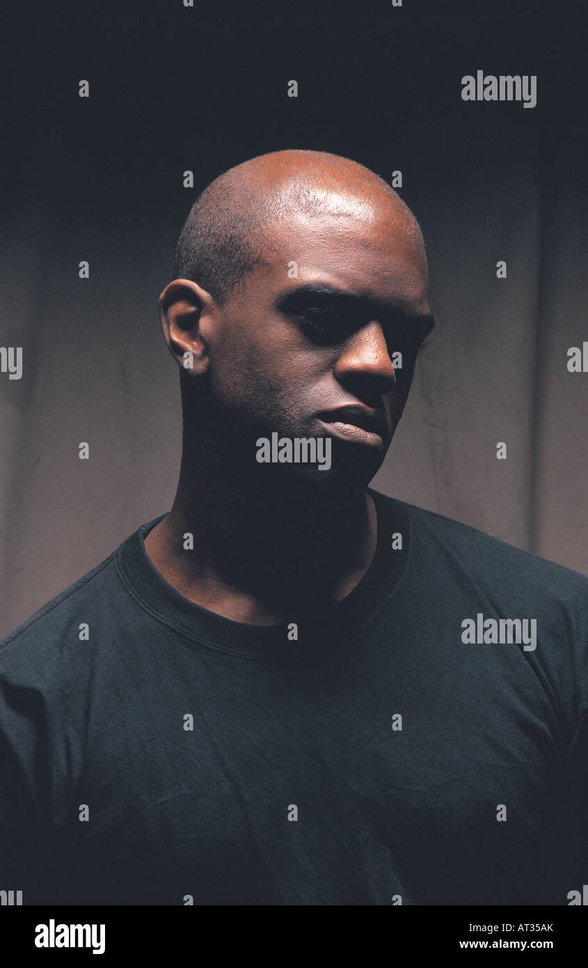 Portrait black man head shoulders hi-res stock photography and images ...