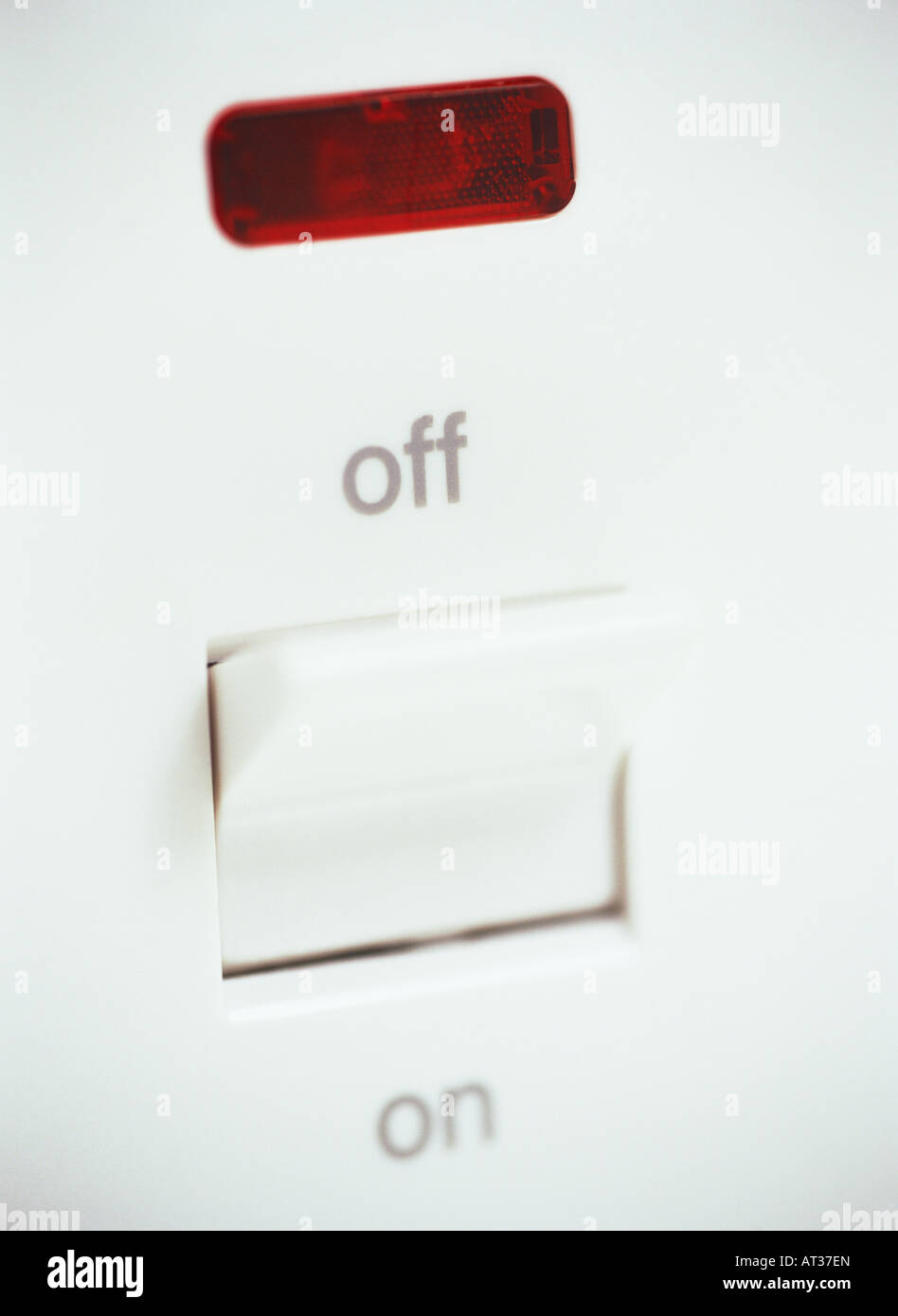 An electrical switch in OFF position Stock Photo Alamy